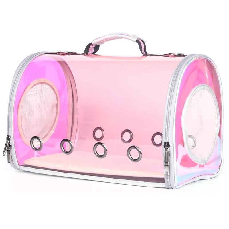 Laser Transparent Cat Bag