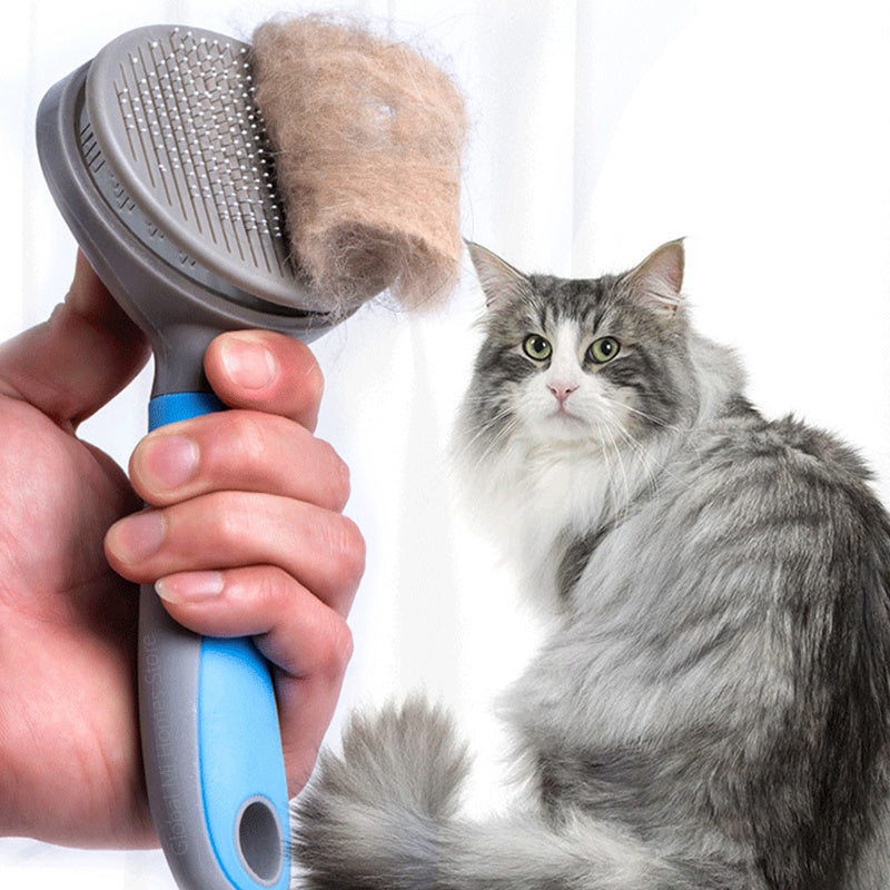 Pet steel needle hair removal brush - TailTidePet
