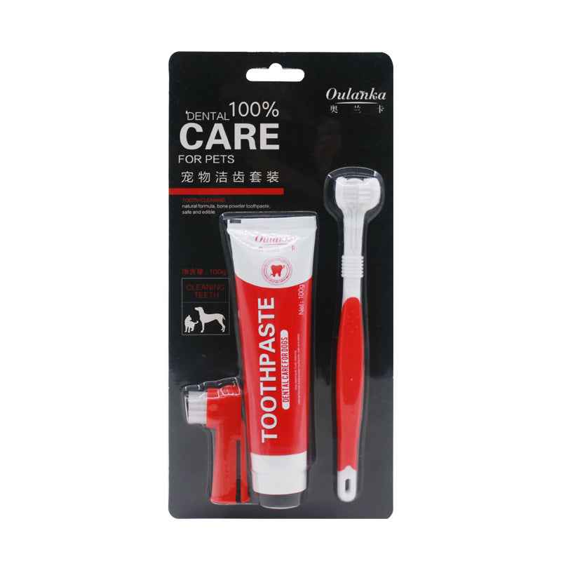 Pet Toothbrush Set - Dog & Cat Dental Care Kit