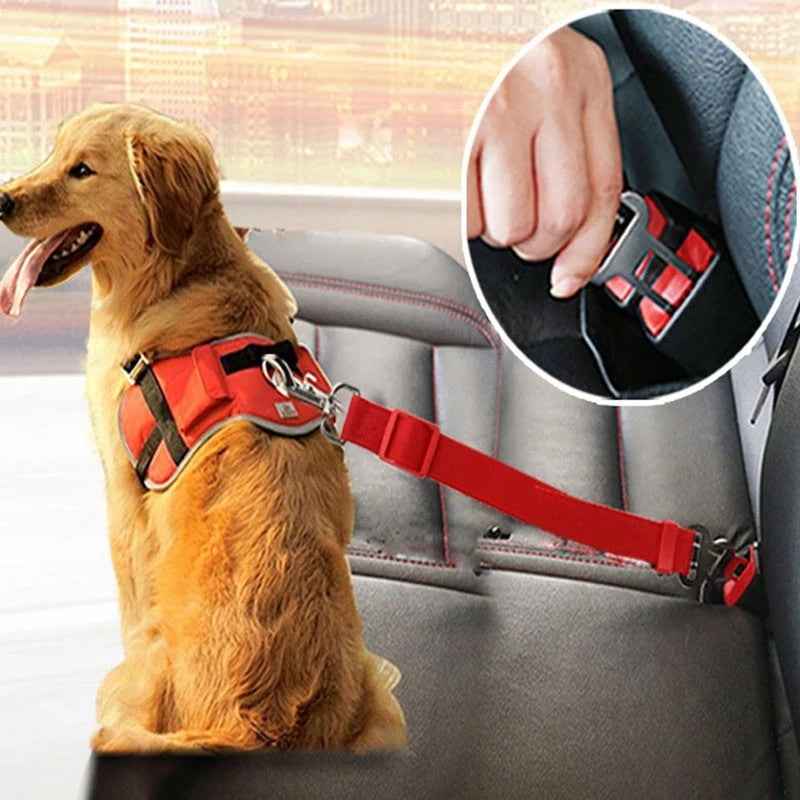 Adjustable Pet Cat Dog Car Seat Belt Leash