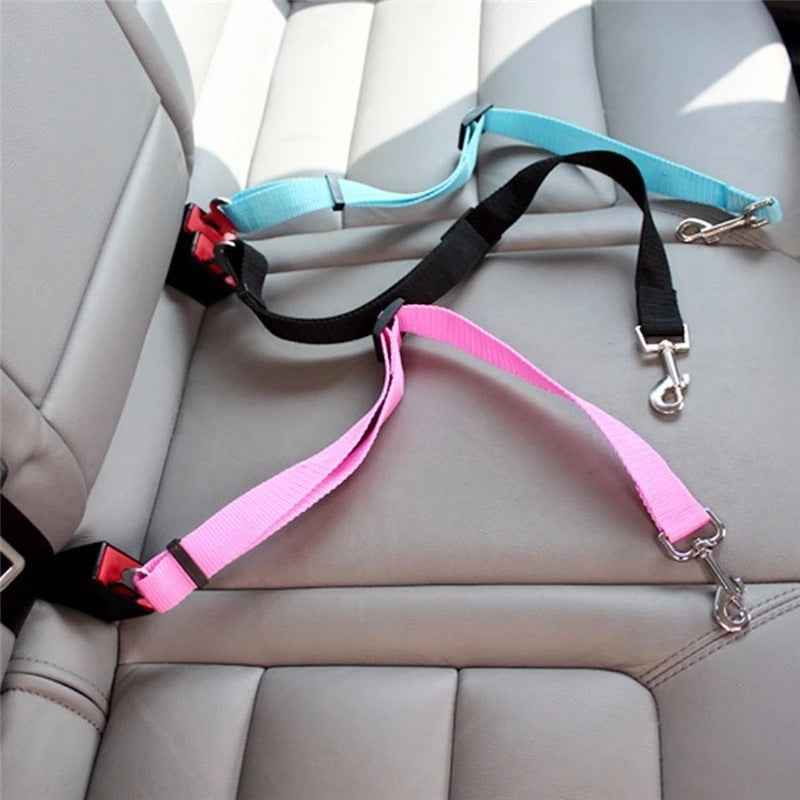 Adjustable Pet Cat Dog Car Seat Belt Leash