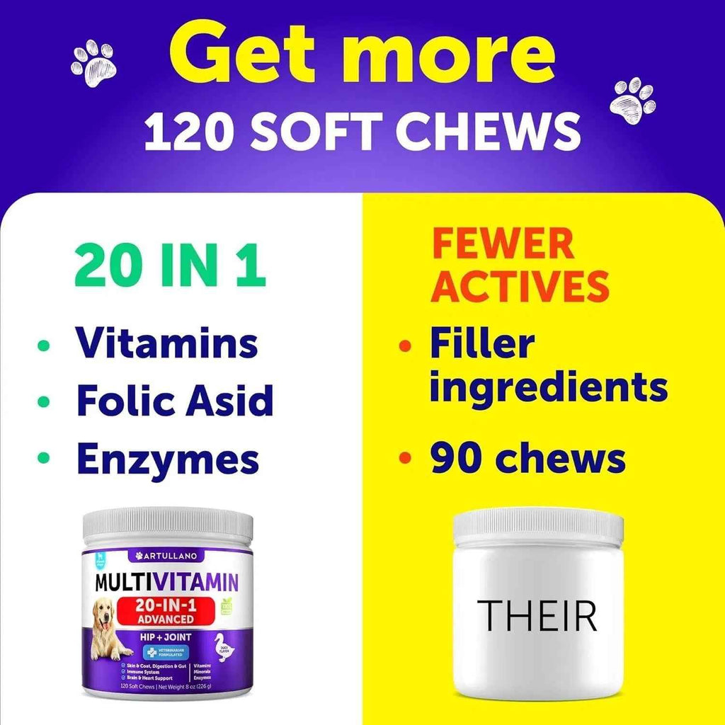 Senior Dog Multivitamin Chewable With Glucosamine