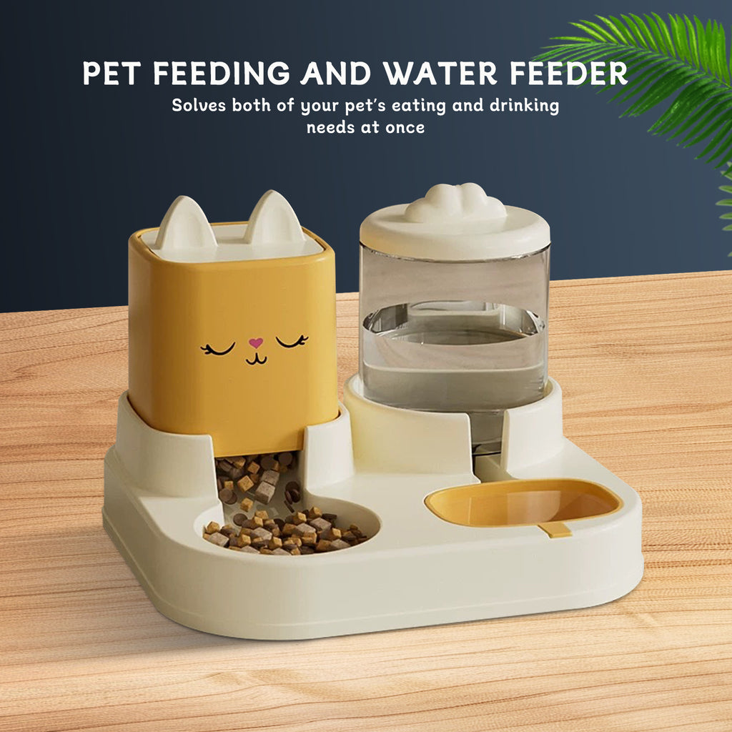Super Cute Appearance Pet Feeding And Drinking Device - TailTidePet