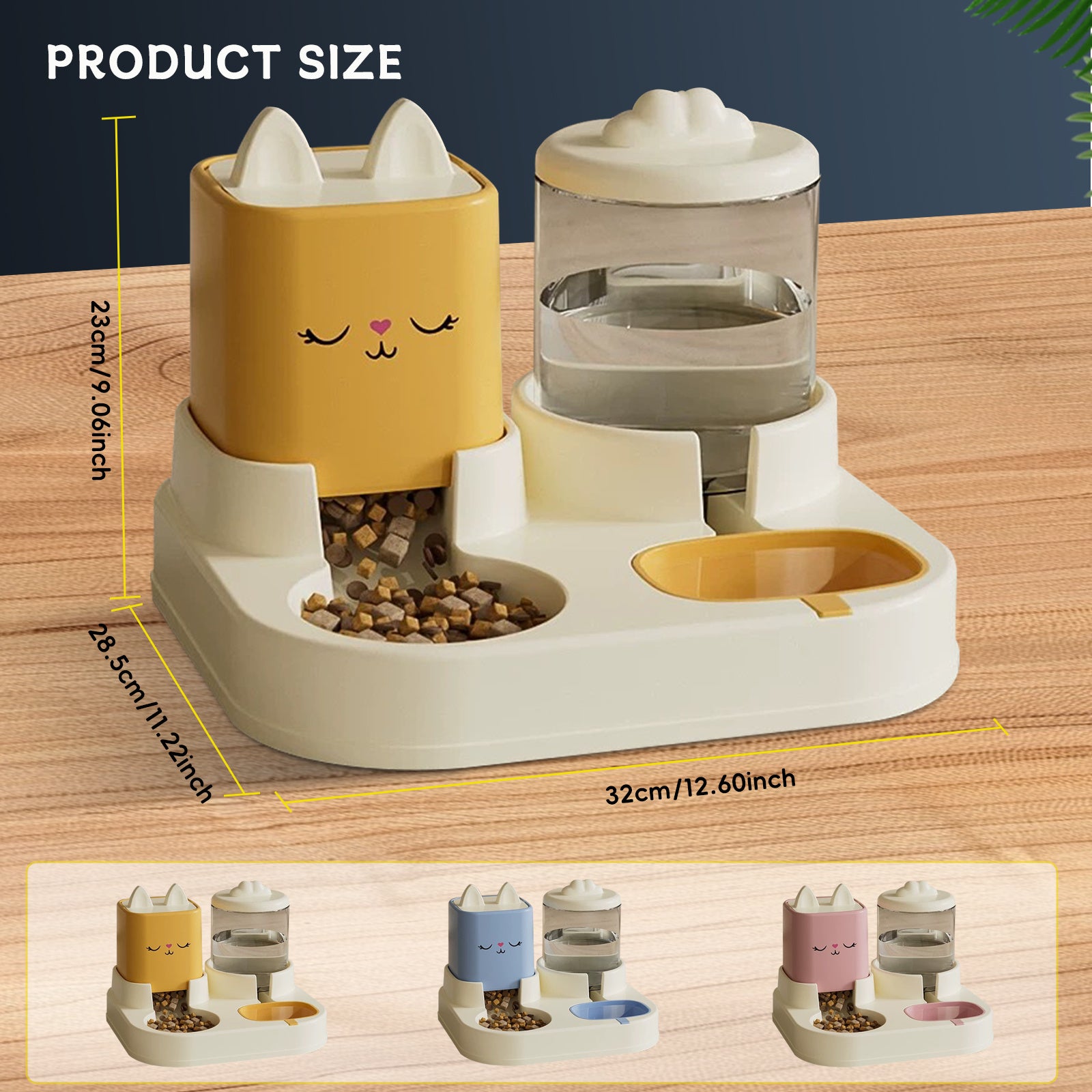 Super Cute Appearance Pet Feeding And Drinking Device - TailTidePet