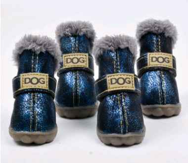 Dog Thick Snow Boots for Winter