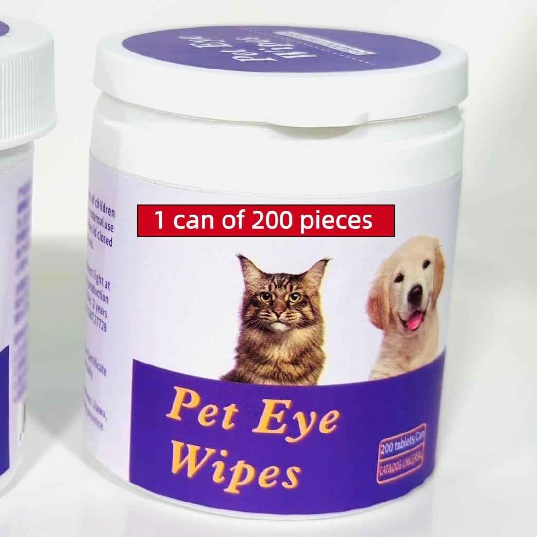 Pet Eye Wipes, 200 Wipes