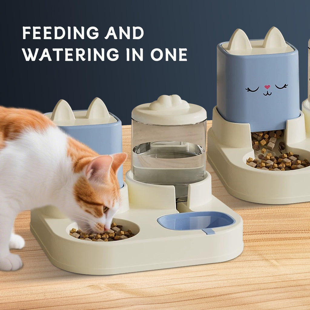 Super Cute Appearance Pet Feeding And Drinking Device - TailTidePet