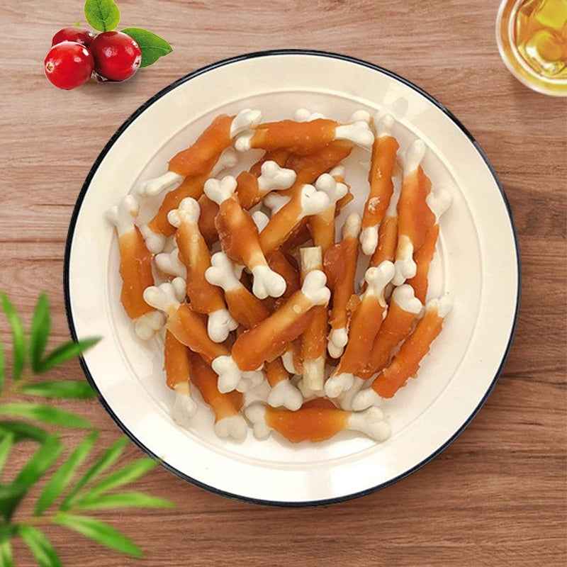 Pet Snack Chicken Wrapped Around Bones 400g