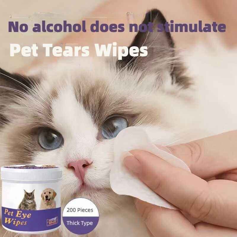 Pet Eye Wipes, 200 Wipes