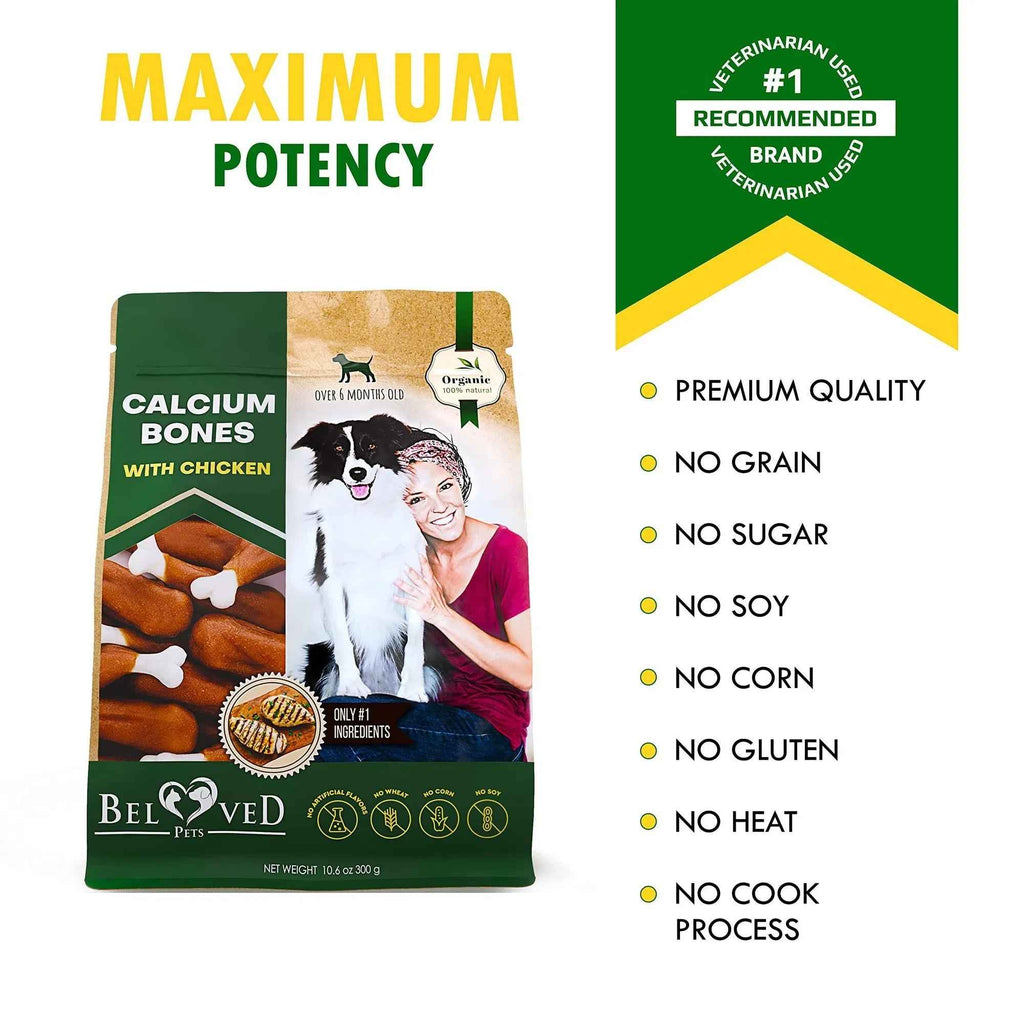 Dog Calcium Wrapped Chicken Bones