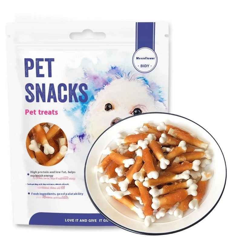 Pet Snack Chicken Wrapped Around Bones 400g