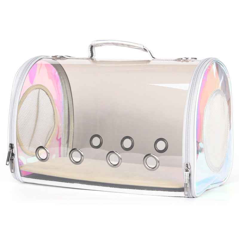 Laser Transparent Cat Bag