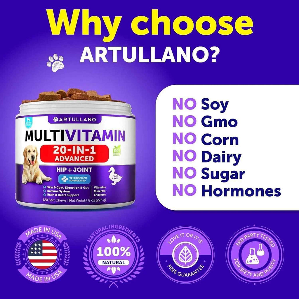 Senior Dog Multivitamin Chewable With Glucosamine
