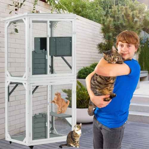 Outdoor Indoor Cat Pet Climbing Frame